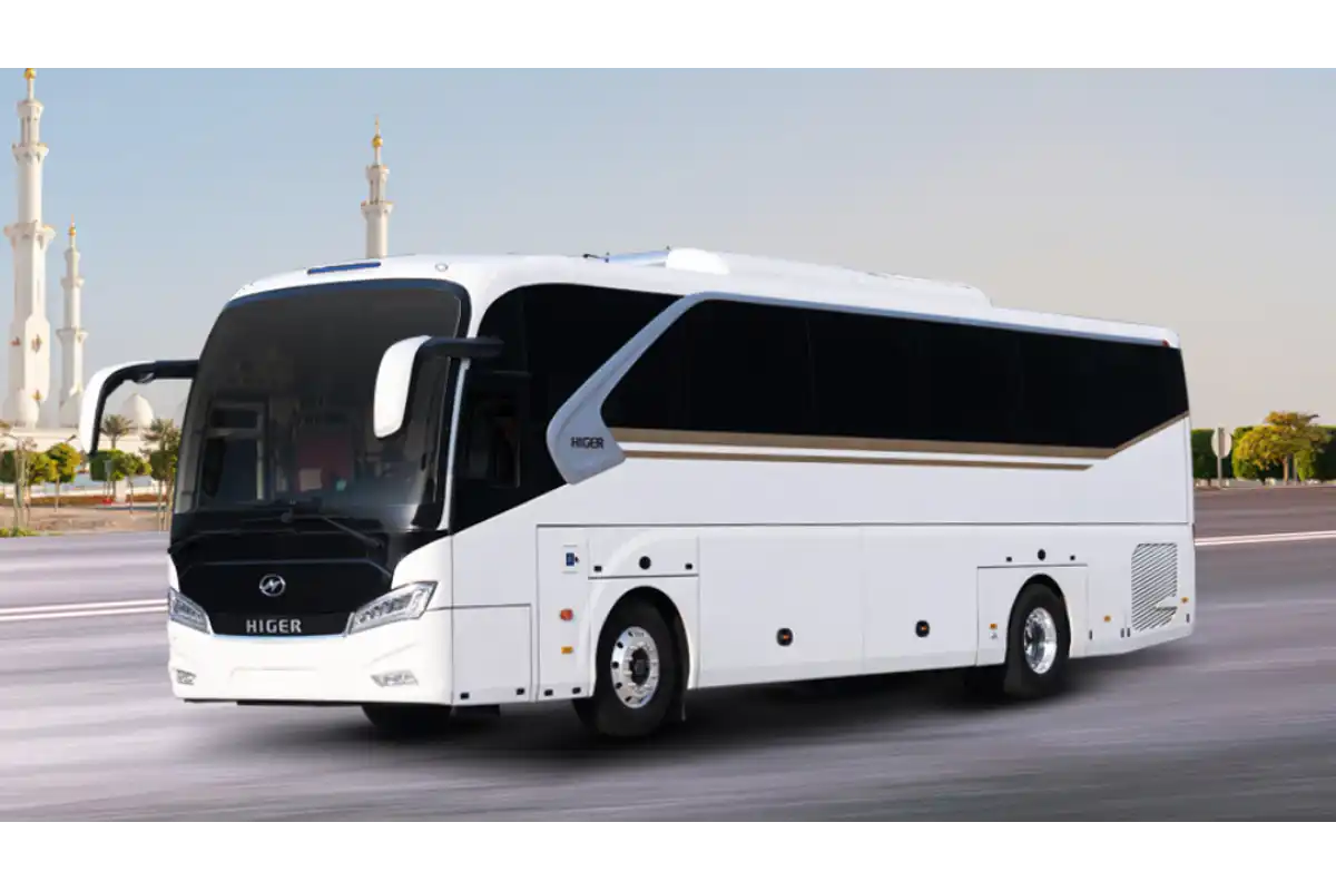 Rect Bus 50-53 Seater Coach Bus for Rent in Dubai | Luxury Bus Hire